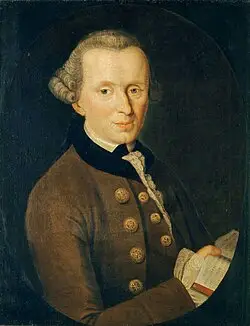 Immanuel Kant, Portrait by Johann Gottlieb Becker, 1768