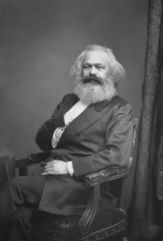 Karl Marx, Photographer-John Jabez Edwin Mayall