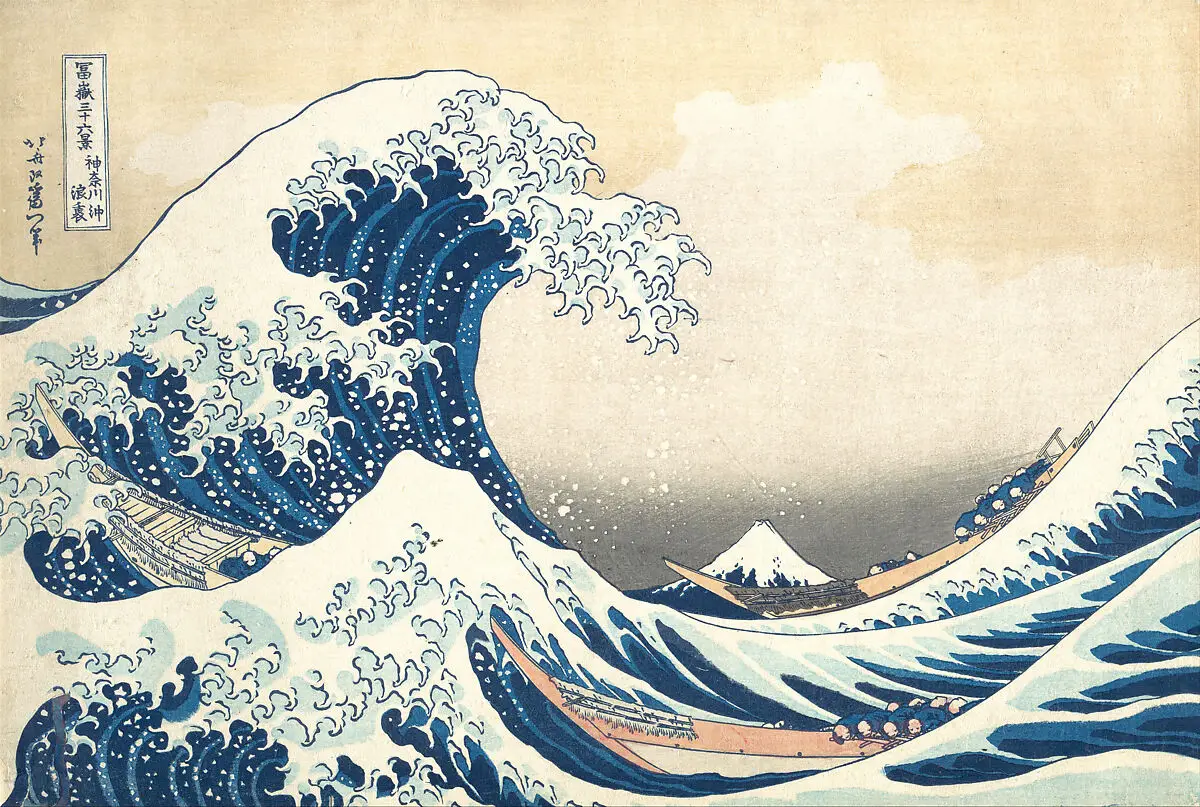 The Great Wave off Kanagawa, Katsushika Hokusai